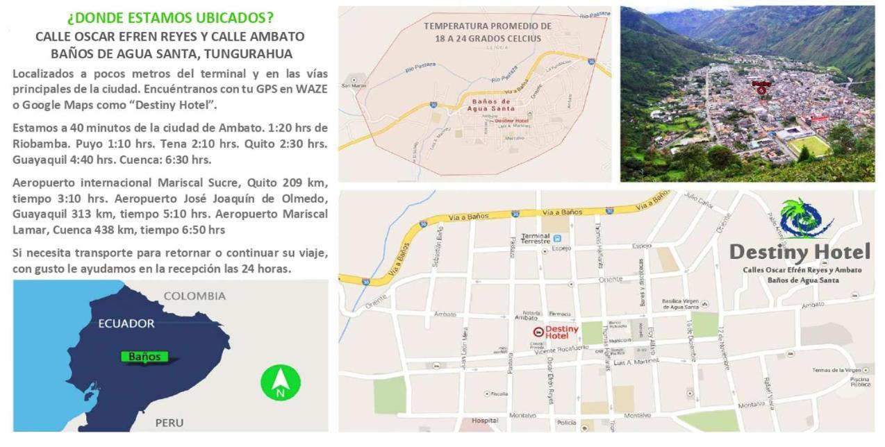 Destiny Hotel Baños Eksteriør bilde